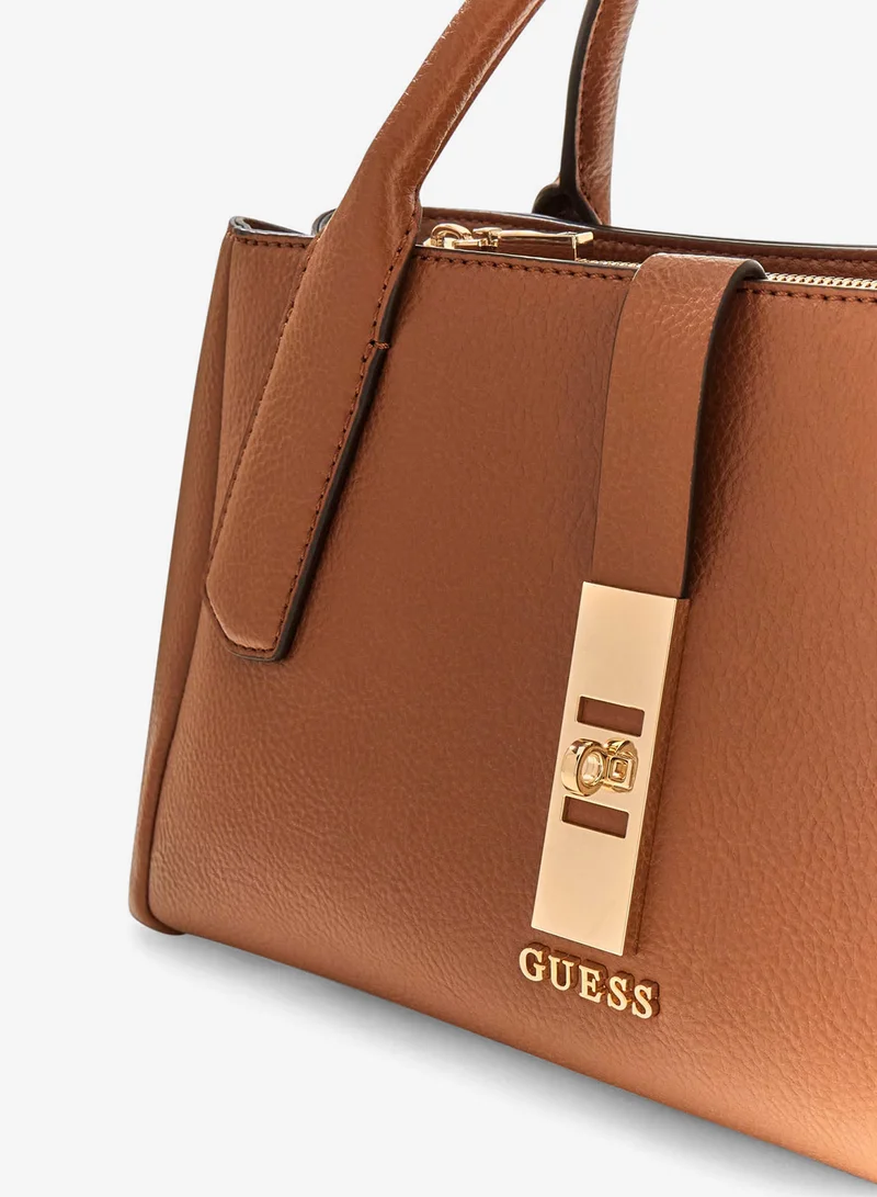 GUESS  Brooke Top Handle Satchel Bag for Women | Best Price UAE